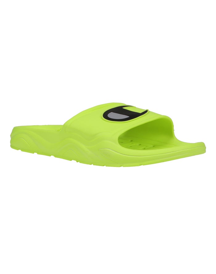 Champion Mens Slides NZ - Hydro-C Yellow ( 3596-HLDJX )